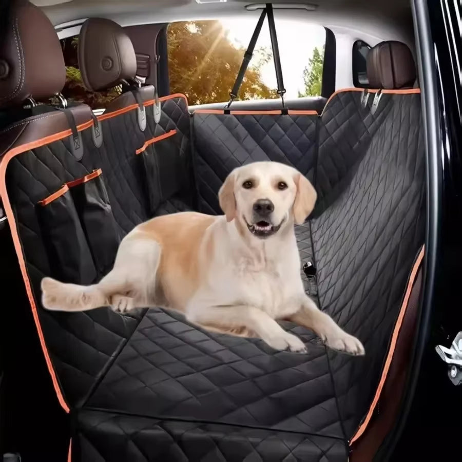 Pet Car Seat Cover – Full Coverage Rear Seat Protector for Dogs, Travel-Friendly Vehicle Accessory
