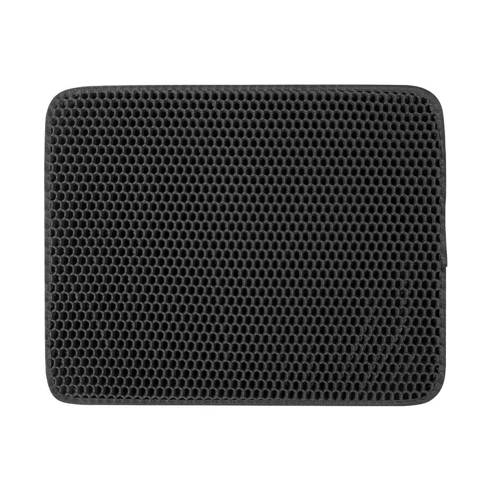 Large Honeycomb Double-Layer Cat Litter Mat – Waterproof, Easy to Clean, Scatter Control