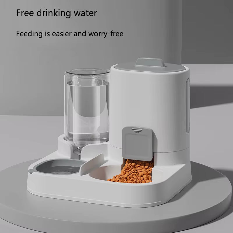 2-in-1 Pet Feeding & Water Bowl – Large-Capacity Food and Drink Bowl for Cats & Dogs