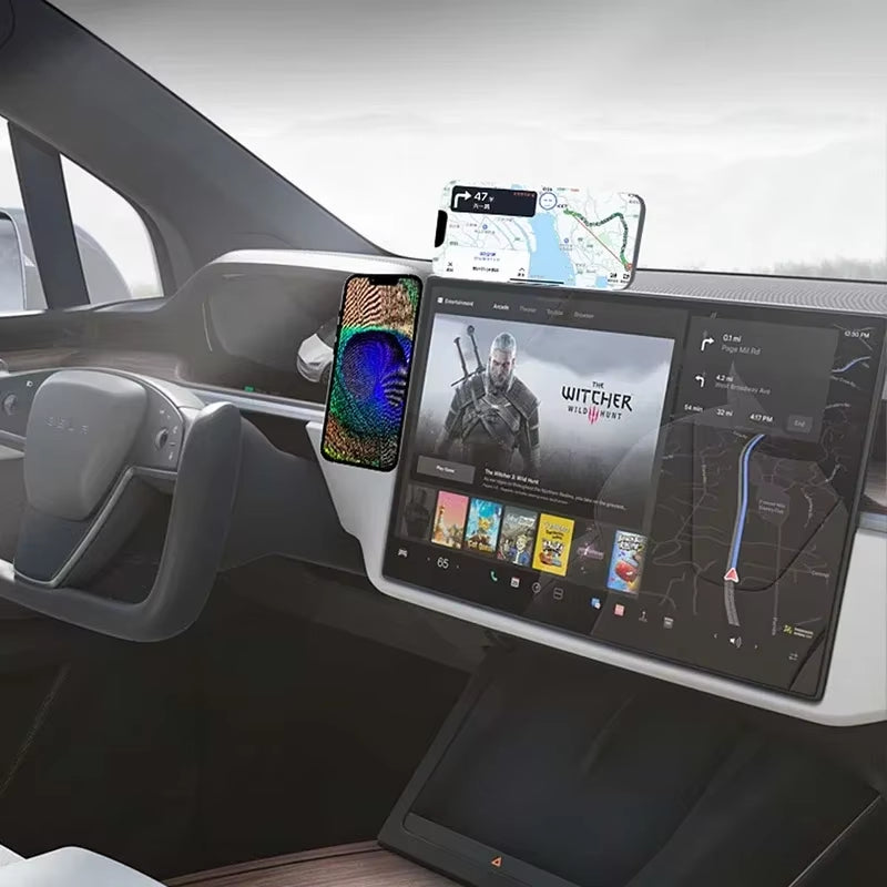 2025 Magnetic Slim & Foldable Laptop & Phone Holder – Compatible with iPhone 14/13/12 Series & All Smartphones