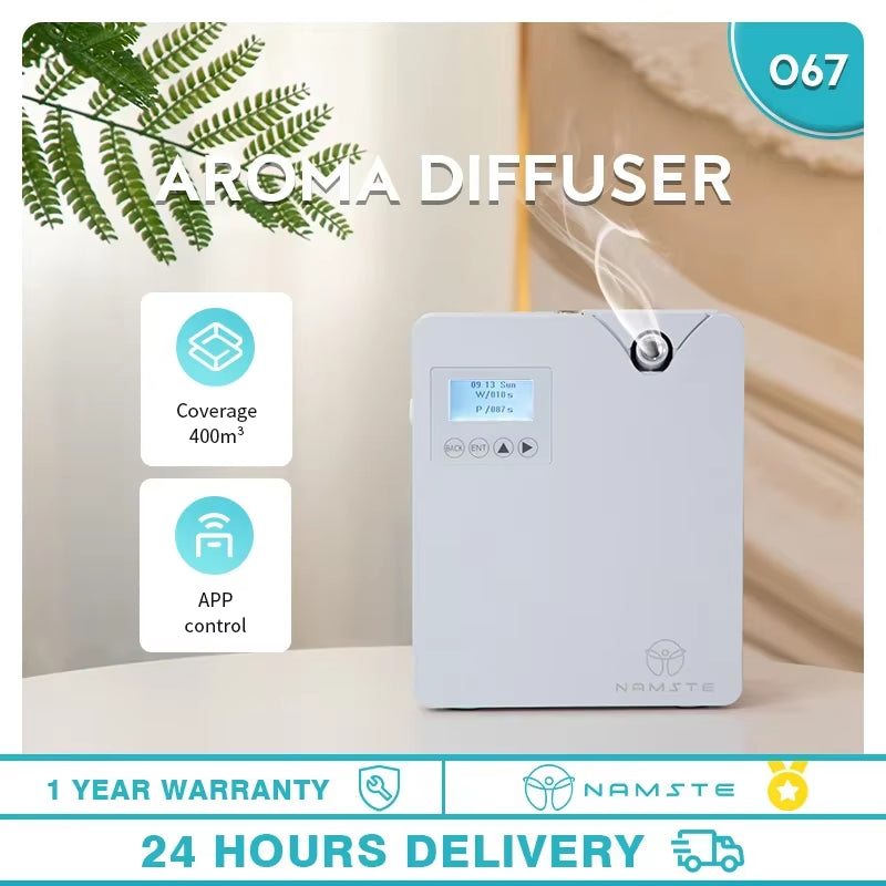 Perfume Diffuser Home Fragrance Air Freshener Electric Aromatic Oasis Power 7W 300ML Capacity WIFI Bluetooth Smart Contro