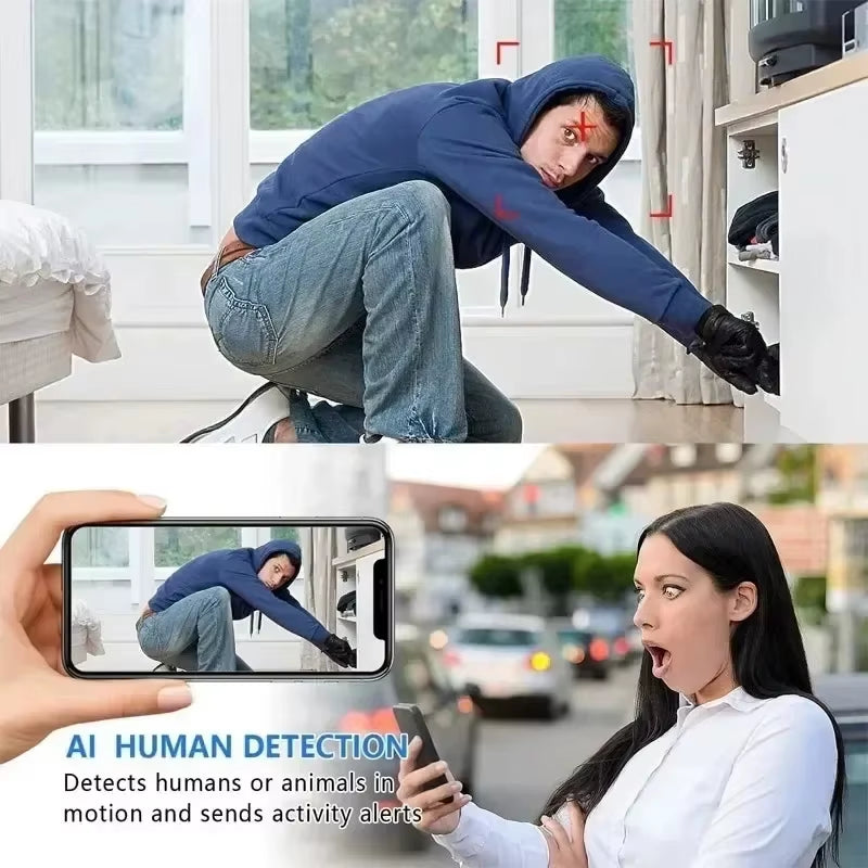 X5 Mini Night Vision 1080P Wireless Surveillance Camera – Lightweight, Portable, Clear Imaging & Motion Detection