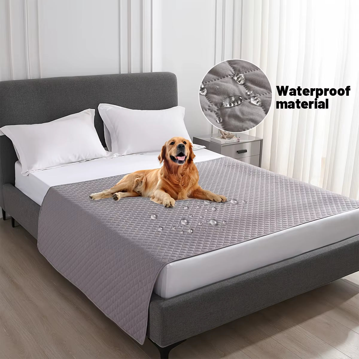 Anti-Leaking Non-Slip Dog Bed Cover – Waterproof Pet Blanket & Sofa Protector for Dogs and Cats