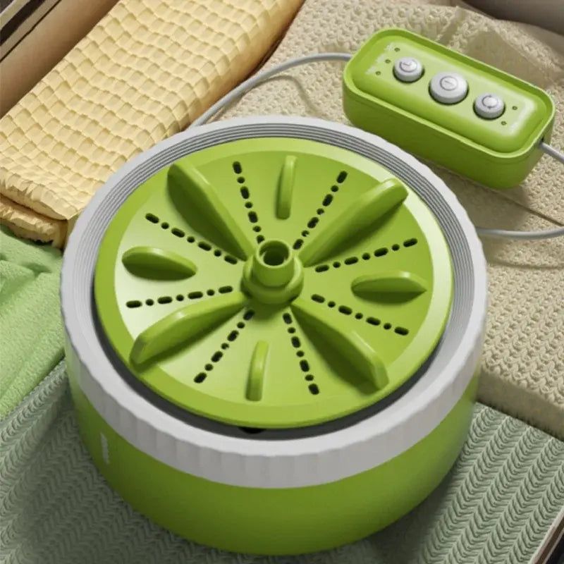 Mini Portable Washing Machine – Automatic Turbine Washer for Underwear, Socks & Small Laundry (220V)