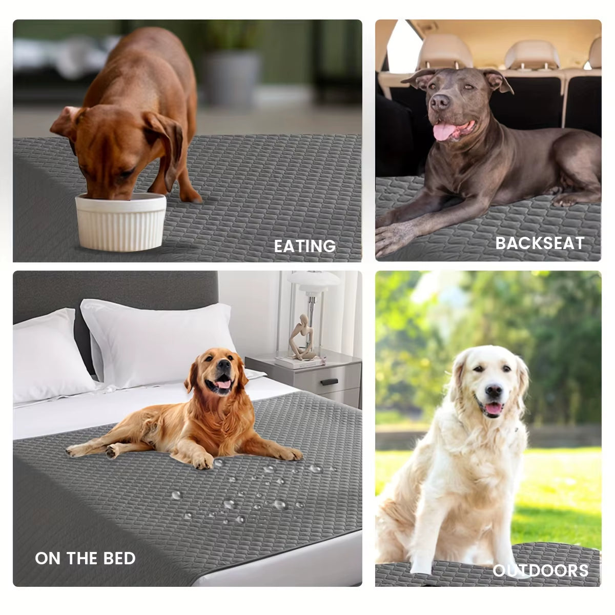 Anti-Leaking Non-Slip Dog Bed Cover – Waterproof Pet Blanket & Sofa Protector for Dogs and Cats