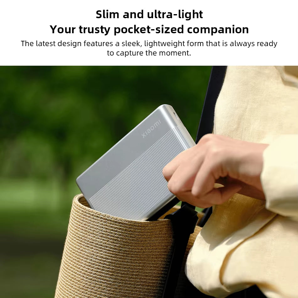 Portable Photo Printer 1S Bluetooth Thermal Print ZINK Inkless Technology  App Wireless Portable Photo Printing