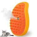 “3-in-1 Pet Steam Brush – Cat & Dog Grooming Comb with Silicone Massage, Cleaning & Misting Function”
