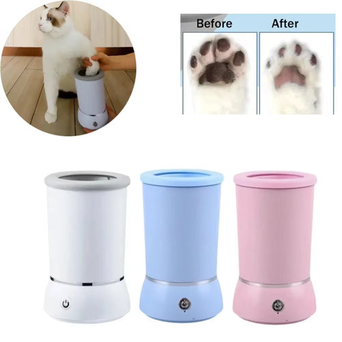 Automatic Pet Paw Cleaner – Electric Pet Paw Washer Cup with USB Charging for Small, Medium & Large Dogs