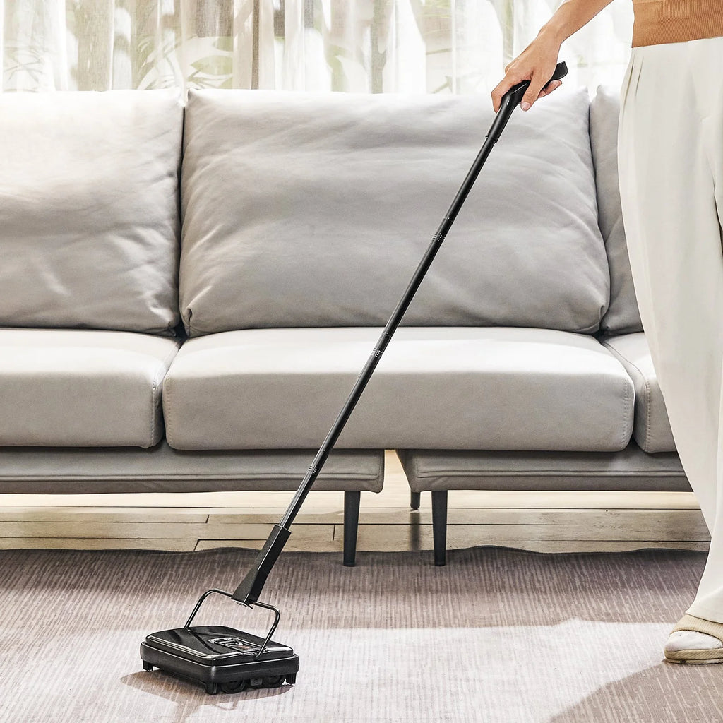 VEVOR Manual Carpet Sweeper – 7.87" Path, Non-Electric Floor Cleaner for Rugs, Hardwood & Pet Hair