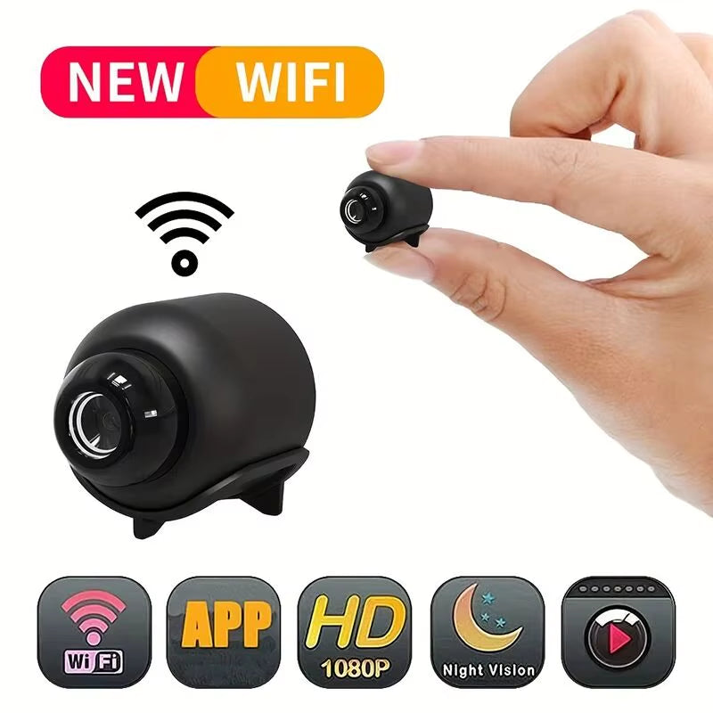 X5 Mini Night Vision 1080P Wireless Surveillance Camera – Lightweight, Portable, Clear Imaging & Motion Detection