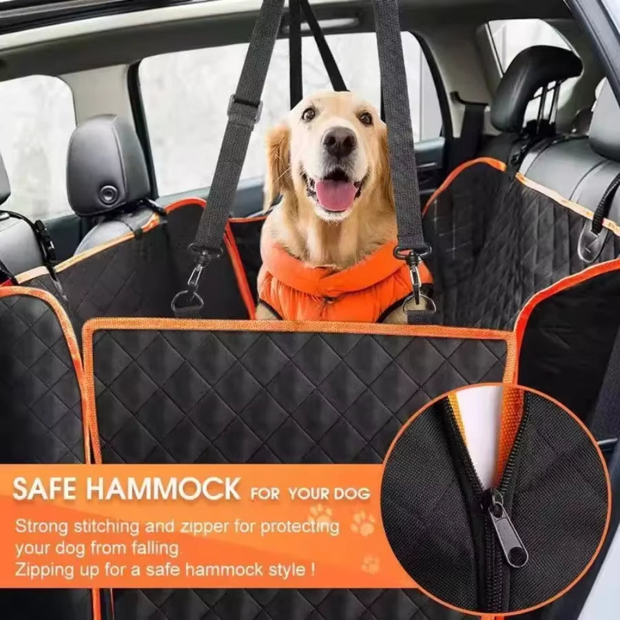 Pet Car Seat Cover – Full Coverage Rear Seat Protector for Dogs, Travel-Friendly Vehicle Accessory