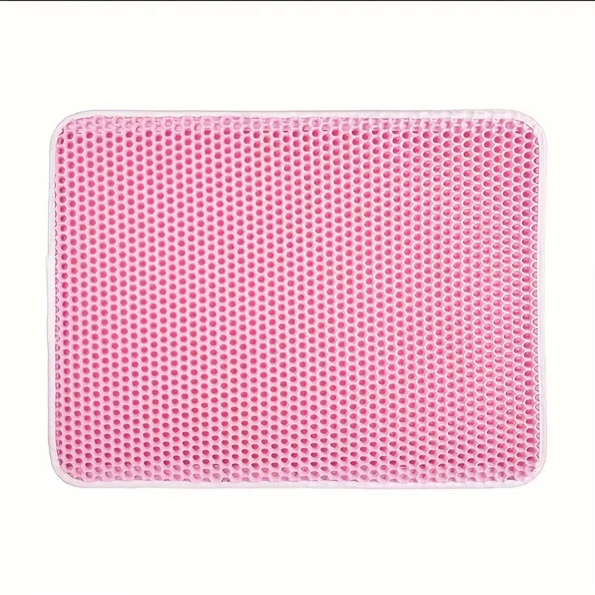 Large Honeycomb Double-Layer Cat Litter Mat – Waterproof, Easy to Clean, Scatter Control